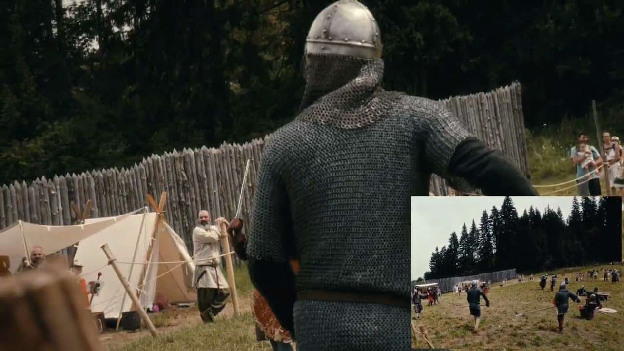 10 vs 10 Kill the King' Battle - FINAL FIGHTS, Utgard 2024 4K  #medievalbattle #knightfight