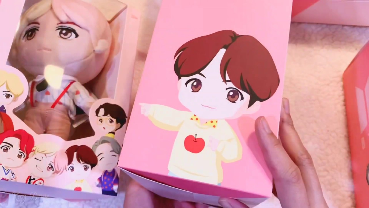 [UNBOXING] BTS WEPLY POP UP HAUL ( BWL Blanket, Gel pen, Plush Dolls)