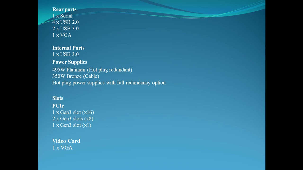 Dell poweredge T340 specification review.