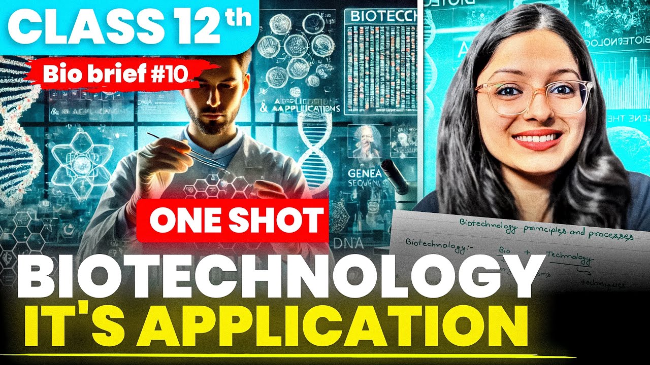 Biotechnology & Its Application One Shot | Class 12 Biology Board Exam 2025 | Bio Brief Series