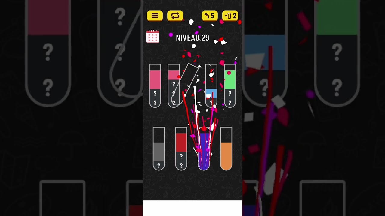 2023 Water Sort Level 29 Walkthrough Solution Android/iOS