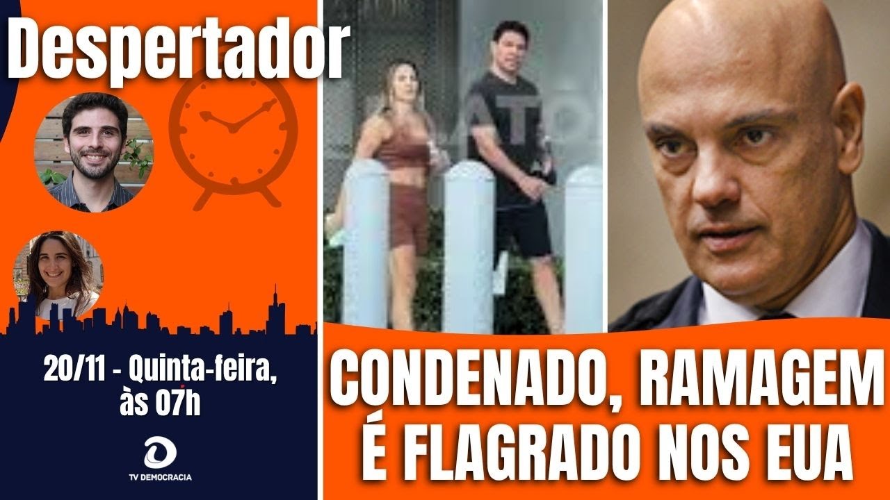 Prestes a ser preso, golpista Alexandre Ramagem &eacute; flagrado nos EUA. PSOL pede pris&atilde;o imediata. E +