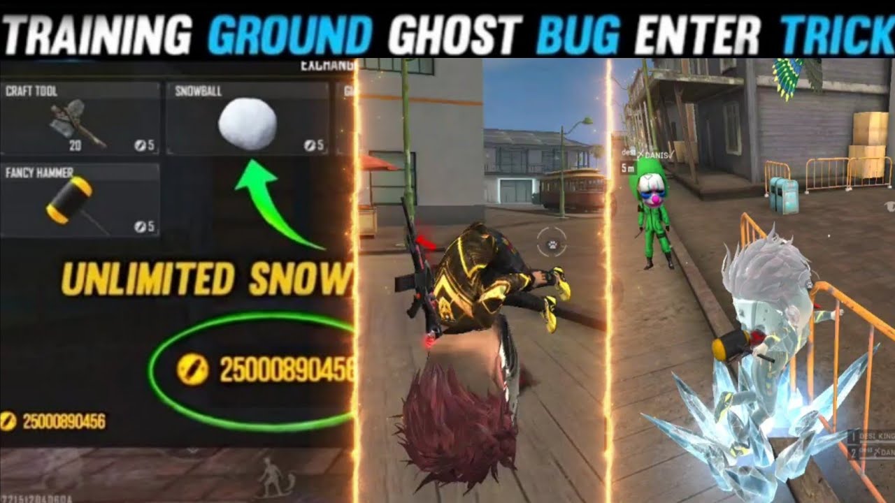 TRAINING GROUND SKYWING ENTER TIPS AND TRICKS । TOP NEW AMAZING TRICKS AND TIPS । FREE FIRE BUG