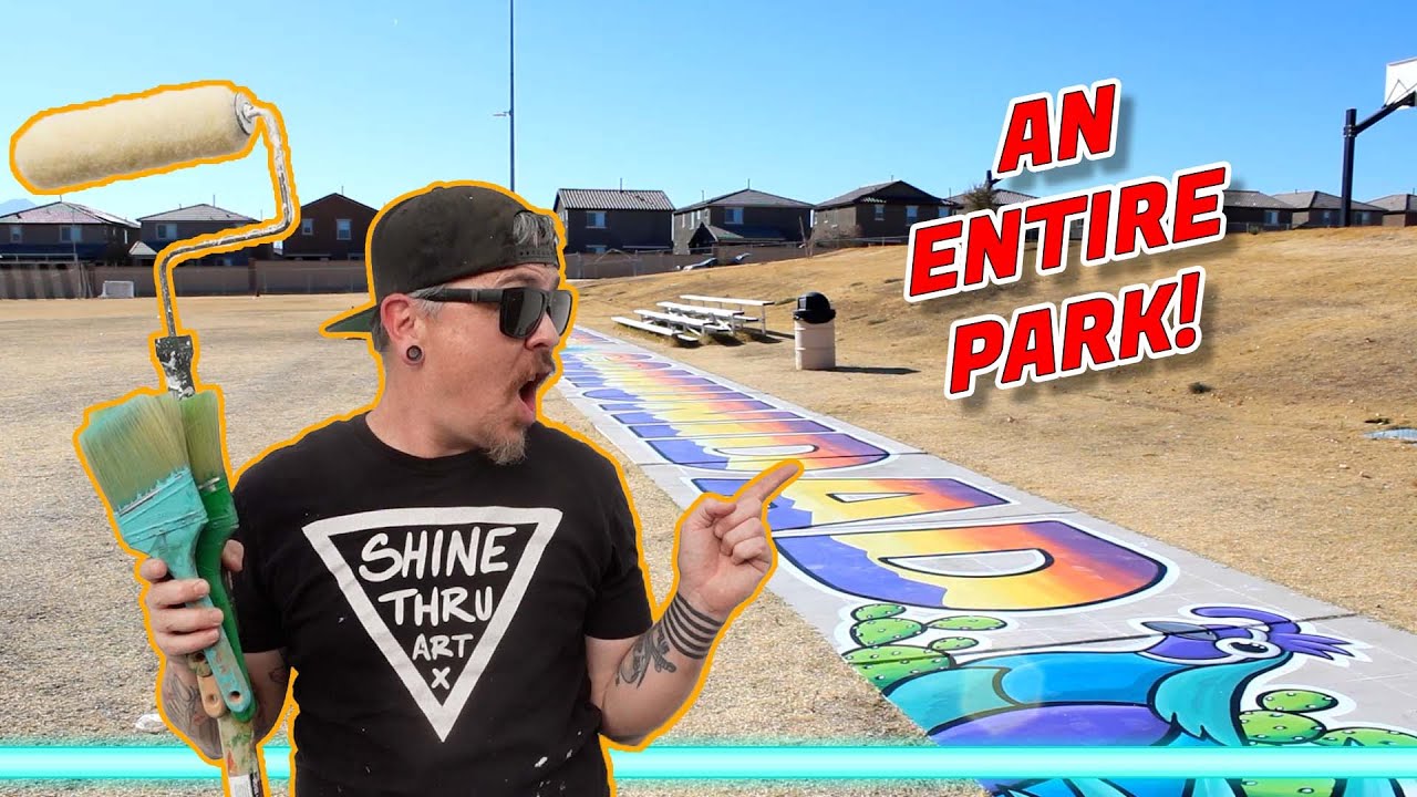 I Paint an Entire Public Park