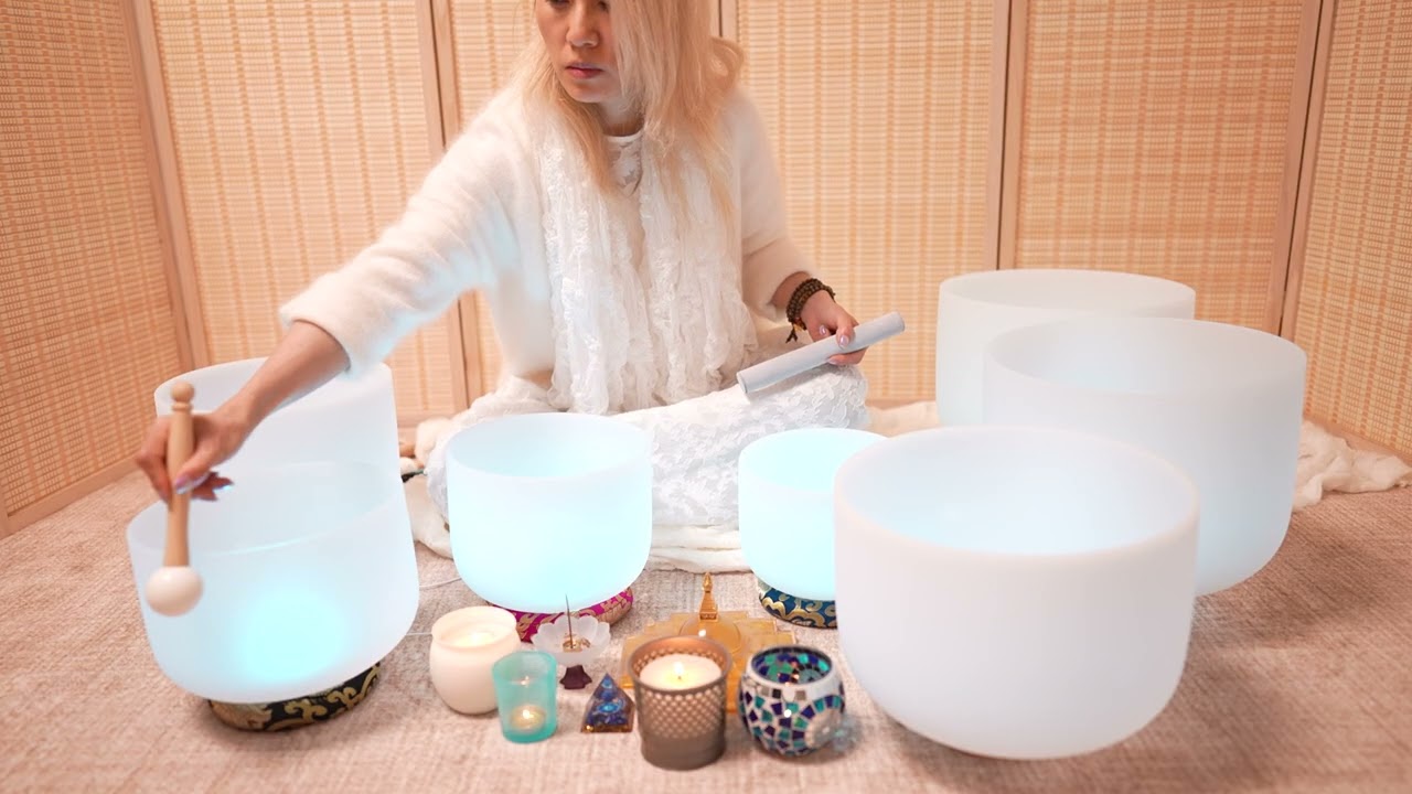 27 Minute Crystal Bowl Sound Healing | Energy Cleansing & Deep Relaxation | J.Healing Resonance