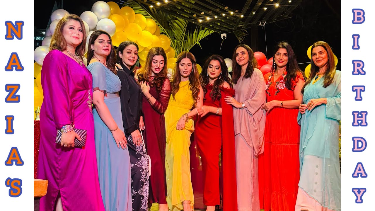 Nazia's Birthday Bash: A Celebration of Creativity and Color!