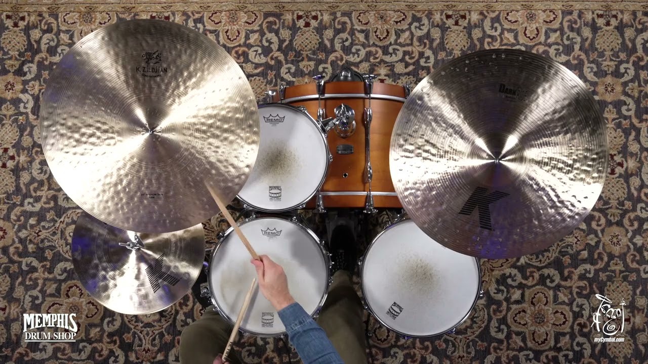 Zildjian 15" K Fat Hats played by Aaron Kimmel  - 1283/1496g (K1436-1090925D)
