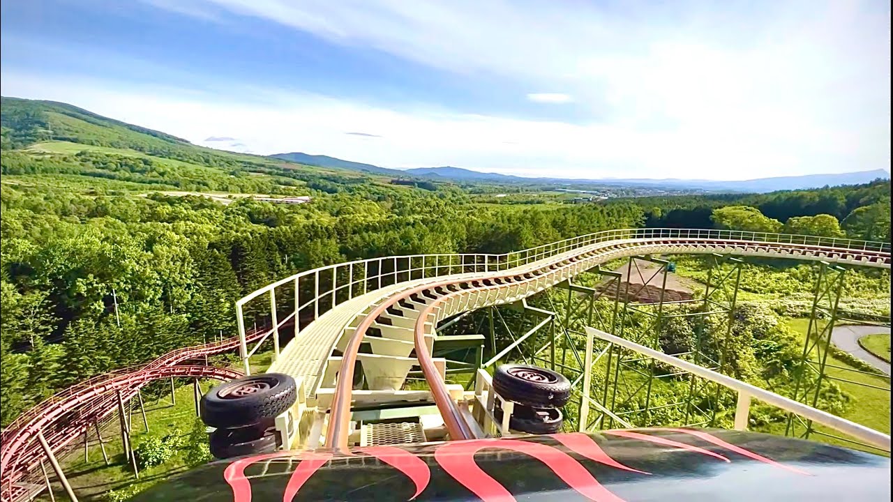 マウンテンジェットコースター (乗車映像) / ルスツリゾート遊園地