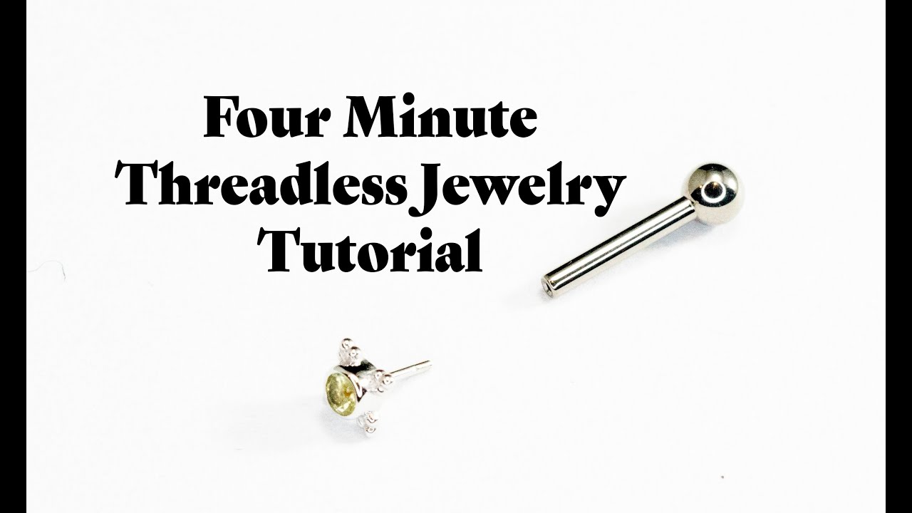 Four Minute Threadless Jewelry Tutorial