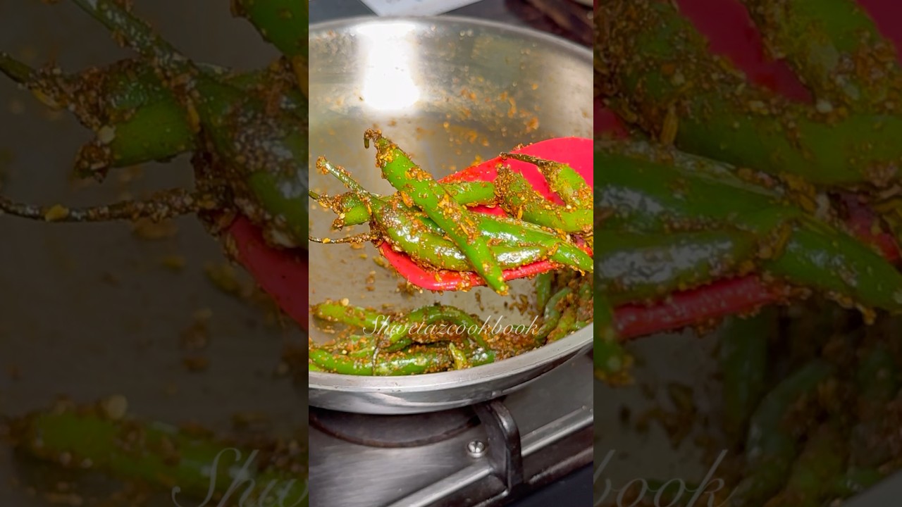 छोले भटूरे वाली चटपटी हरी मिर्च #harimirchfry #instantrecipe #achar #greenchilli #viralrecipe #food