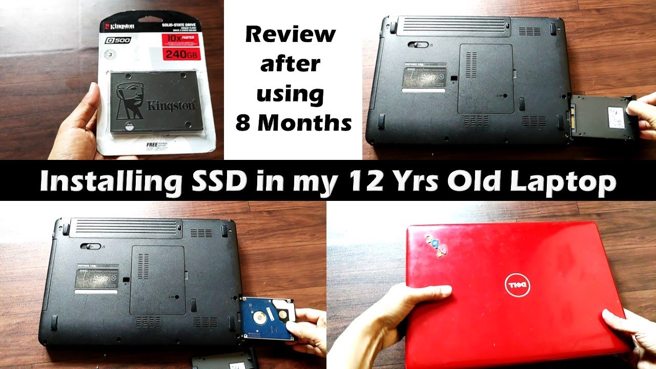 Kingston SSD 240 GB installation in 12 yrs Old Laptop | Can SSD increase the Speed? हिंदी