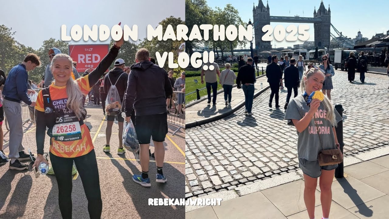 London Marathon 2025 Vlog 🇬🇧 | Race Day, Q&A + Exploring & Shopping in London!