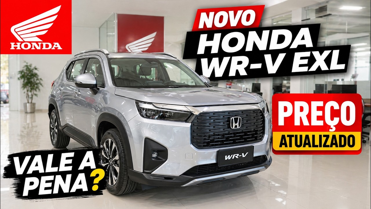 HONDA WR-V EXL 2026: 6 Anos de Garantia e ACC! Ele DESTRUIU os rivais?