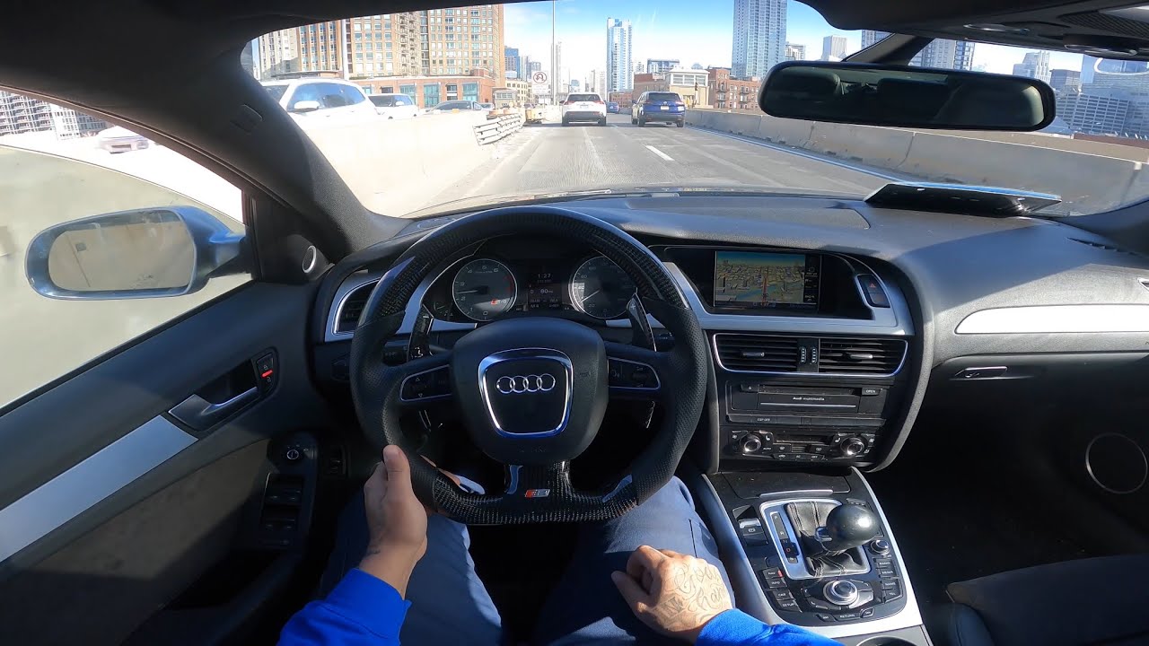 AUDI S4 POV CRUISE DOWNTOWN CHICAGO