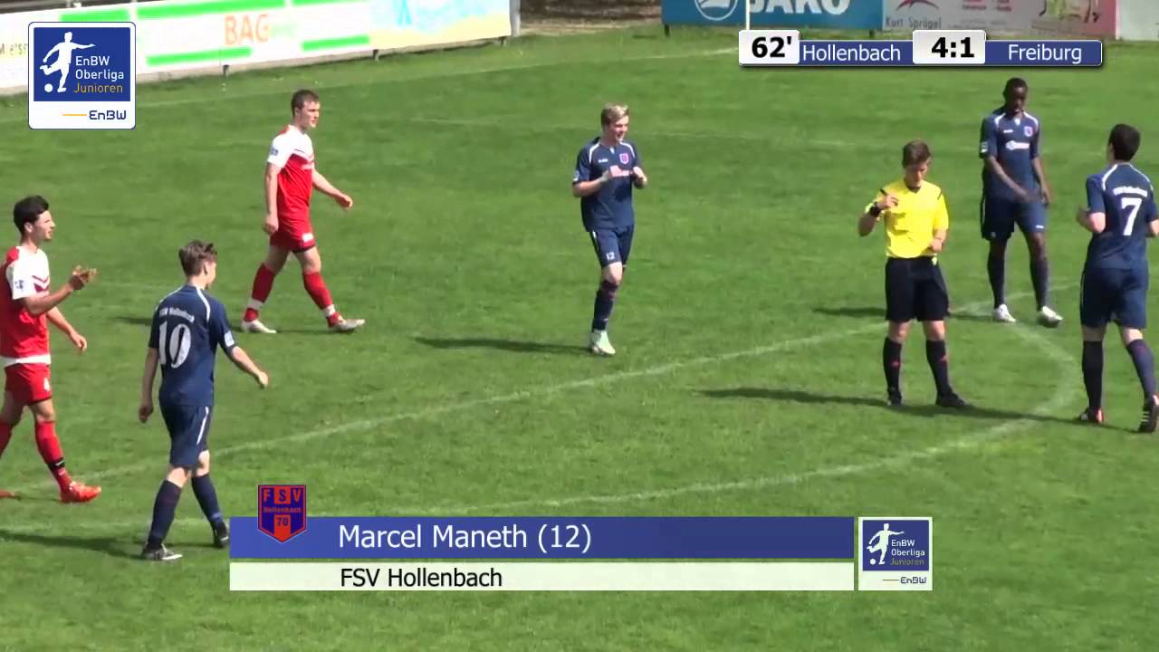 EnBW-Oberliga A-Junioren: FSV Hollenbach vs.Freiburger FC