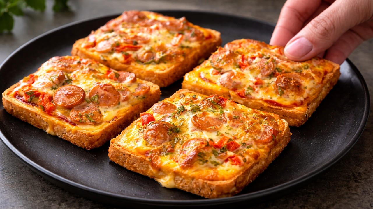 Вы ещё никогда не ели такой вкусный завтрак — тост с яйцом в духовке за 5 минут!