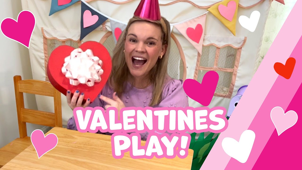 Toddler Learning Play and How to Get my Toddler to Talk: Valentine Play!