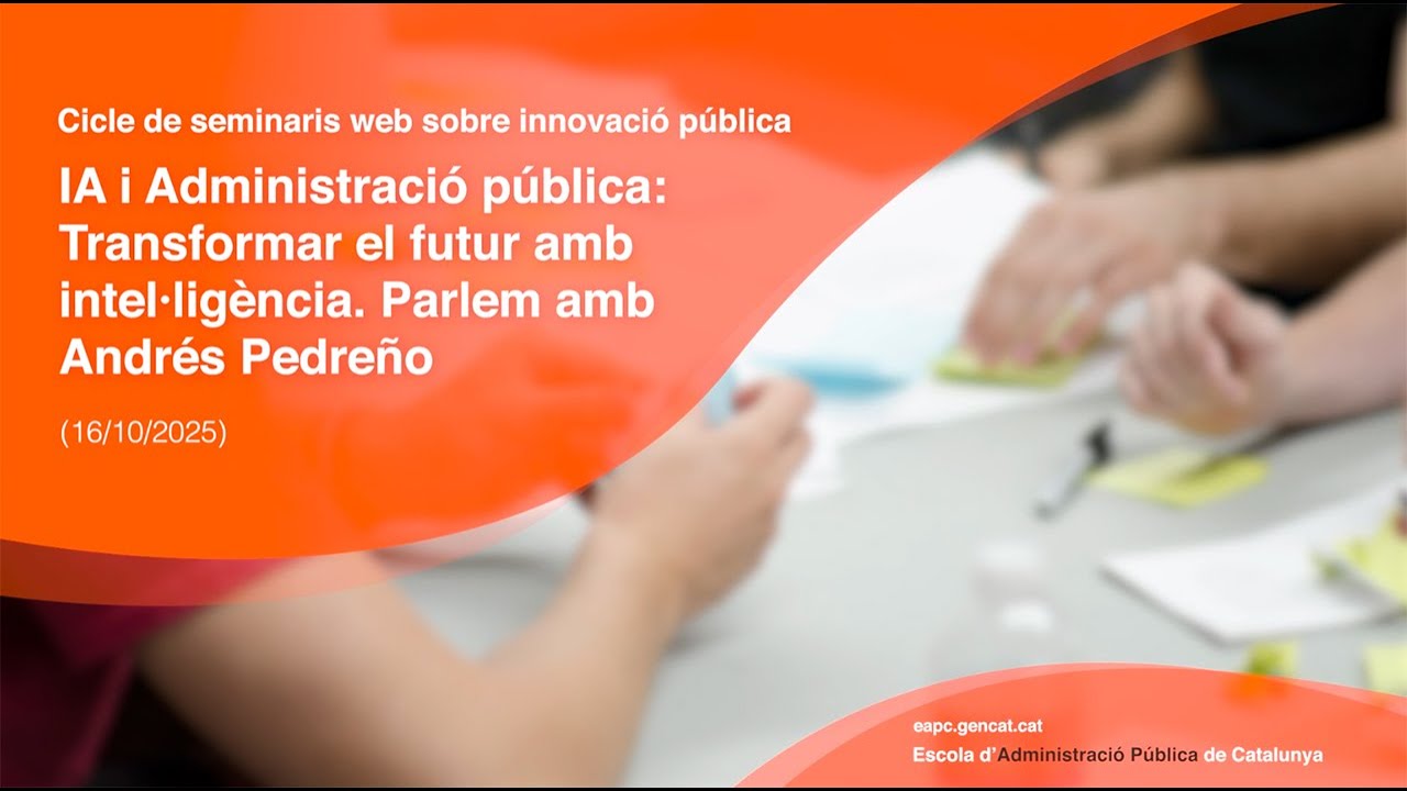 Seminari sobre innovació: Parlem amb Andrés Pedreño (16/10/2025)