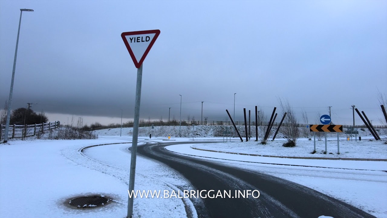 Snow in Balbriggan