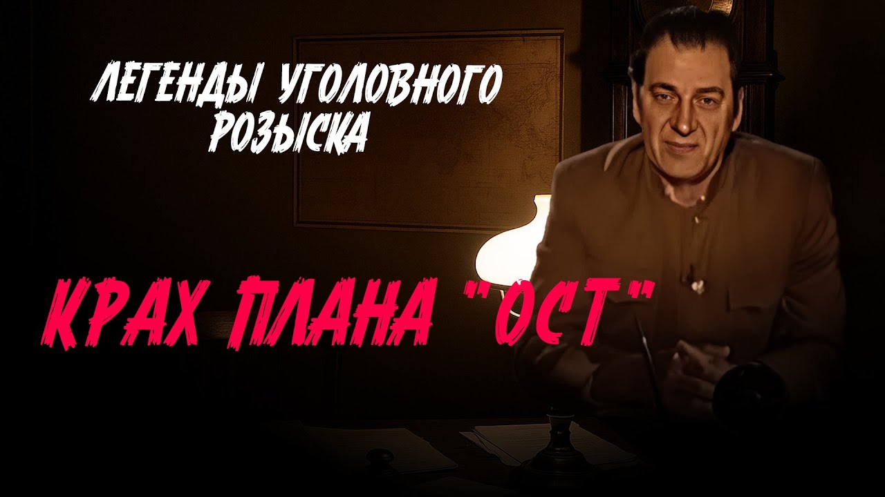 Легенды уголовного розыска | КРАХ ГЕНЕРАЛЬНОГО ПЛАНА 