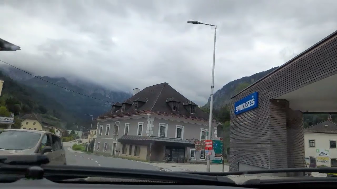 Autofahrt, Spital am Pyhrn, Oberösterreich, Austria