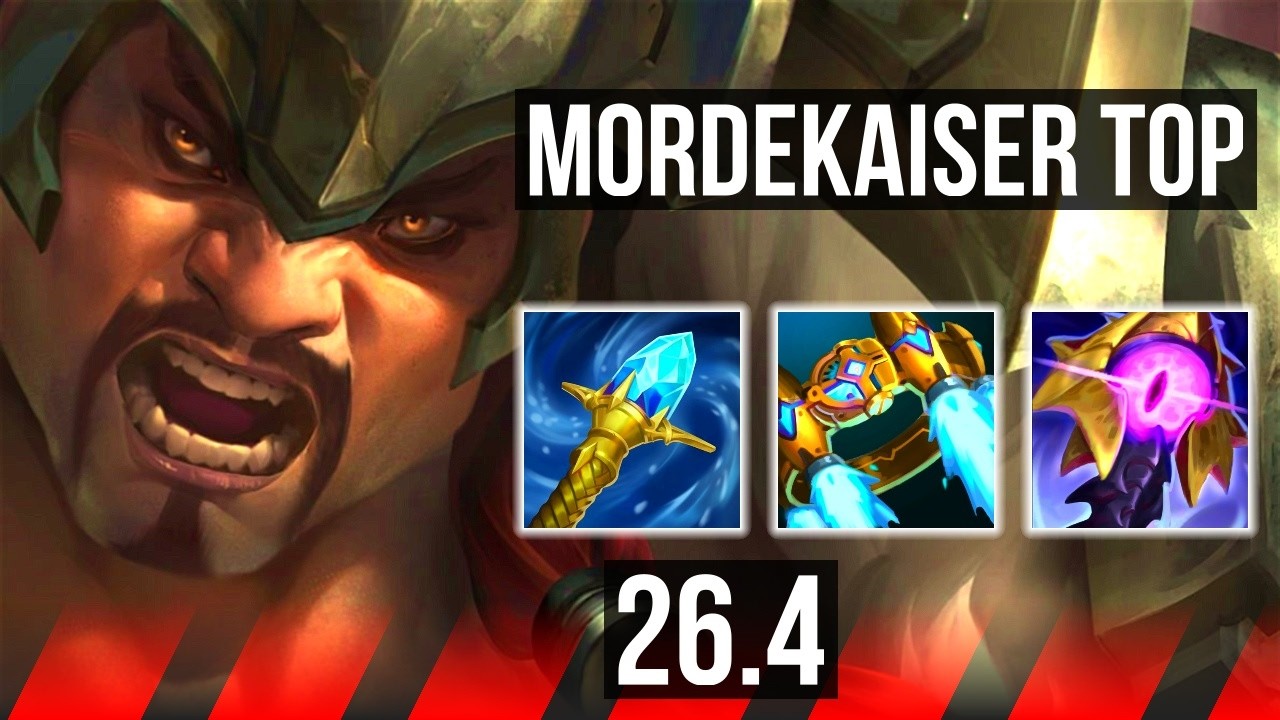 MORDEKAISER vs RENEKTON (TOP) | 42K damage | KR Master | 26.4