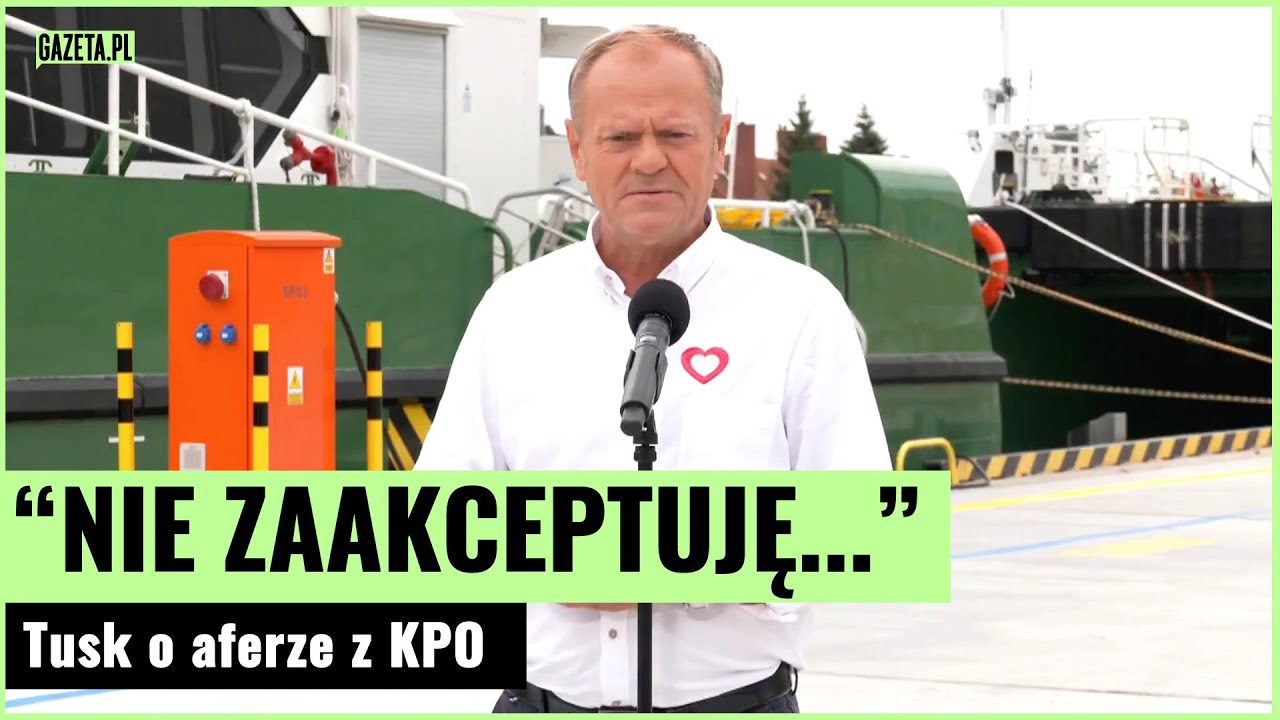 Donald Tusk tłumaczy aferę z KPO. 