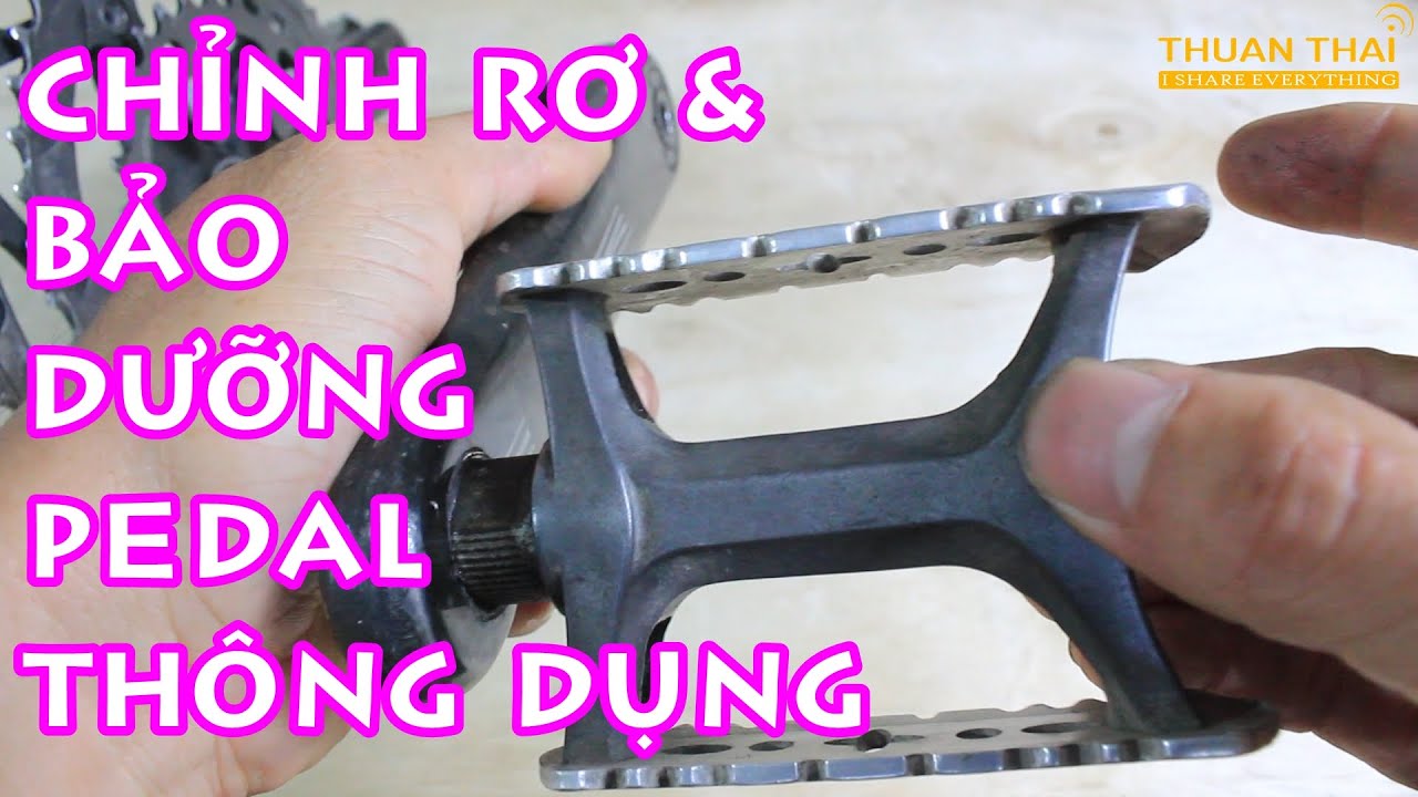 Chỉnh rơ & bảo dưỡng Pedal - bàn đạp thông dụng