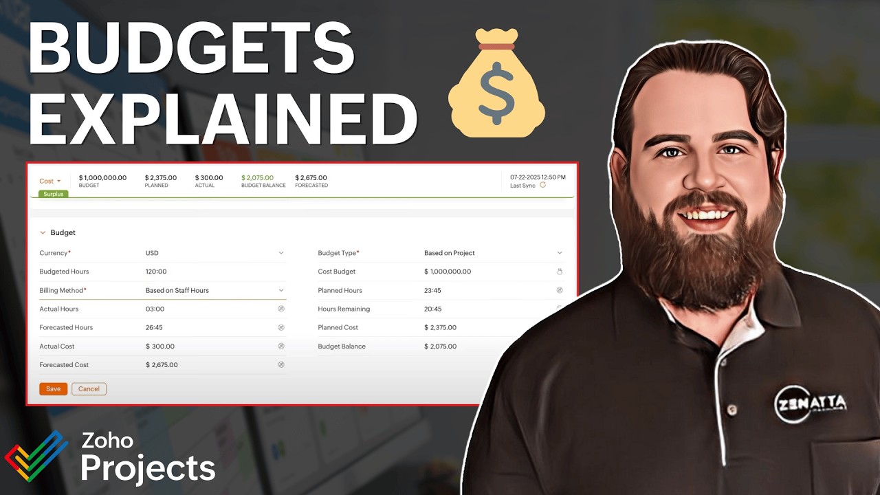 How to Set Up Zoho Projects Budgets