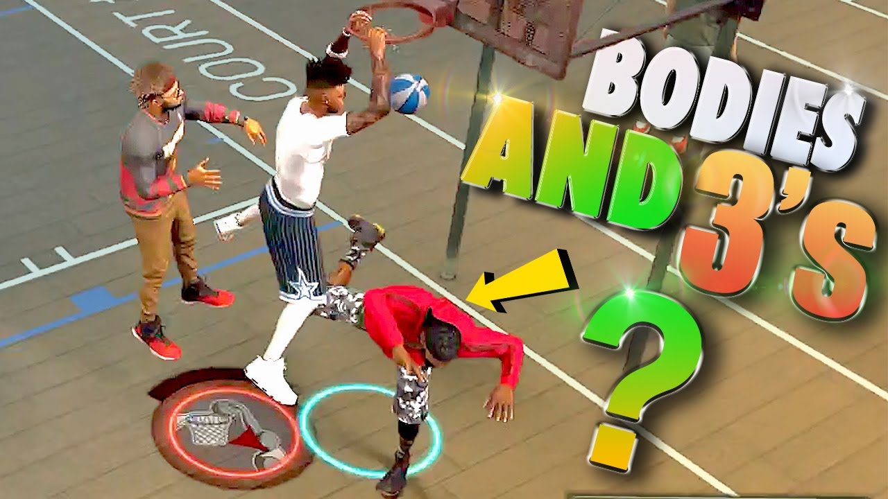 OP Speed Boostin SLASHER Catches Bodies & Shoots 3's? - NBA 2K17 MyPark 3v3
