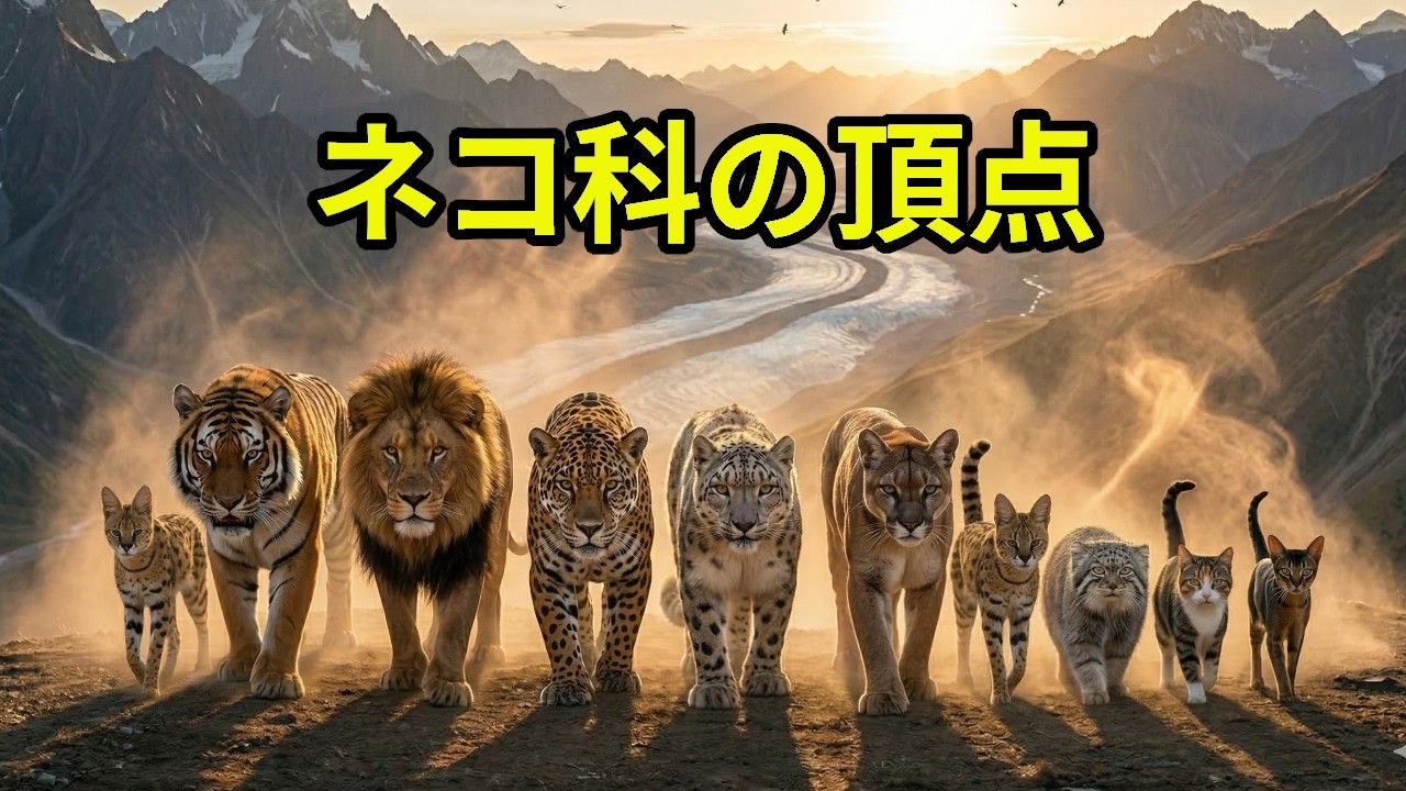 ライオンが4位？！ネコ科最強ランキング5選