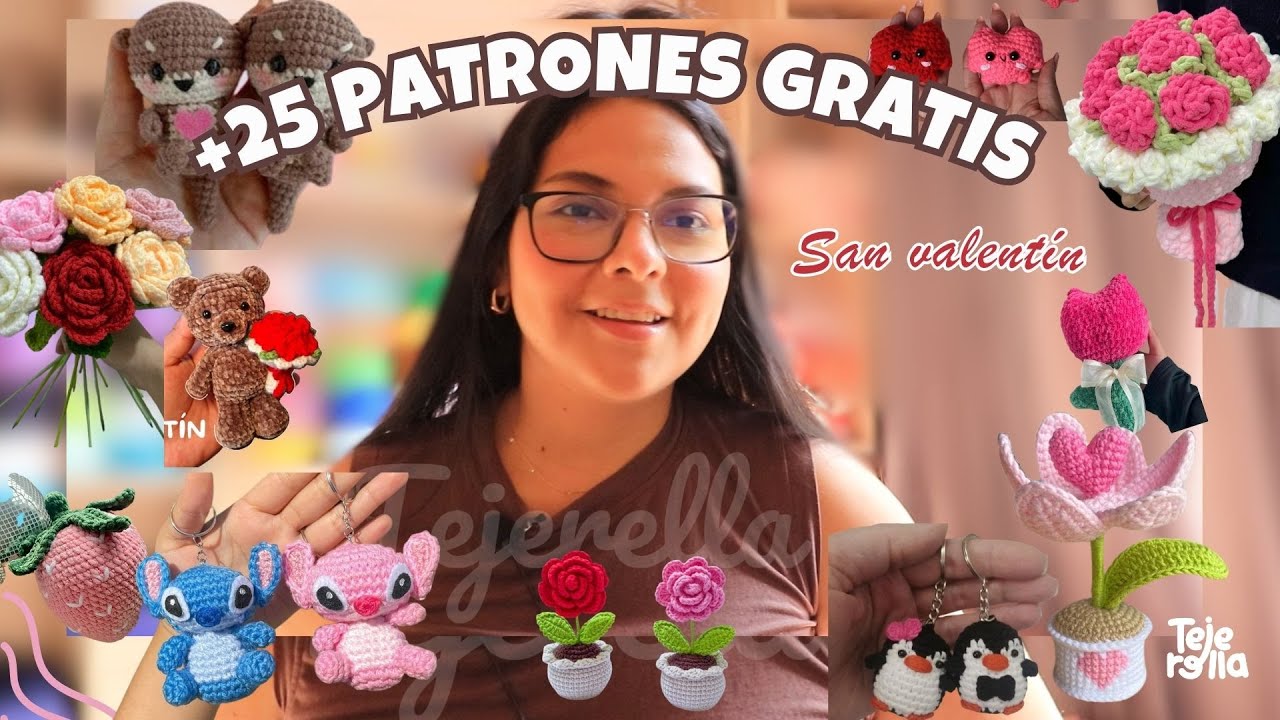 💰+25 ideas de crochet💖 ideales para San Valentín, con Patrones incluidos✨