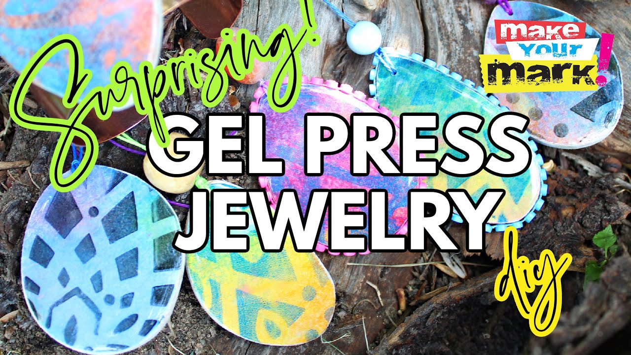 Gel Press Jewelry DIY