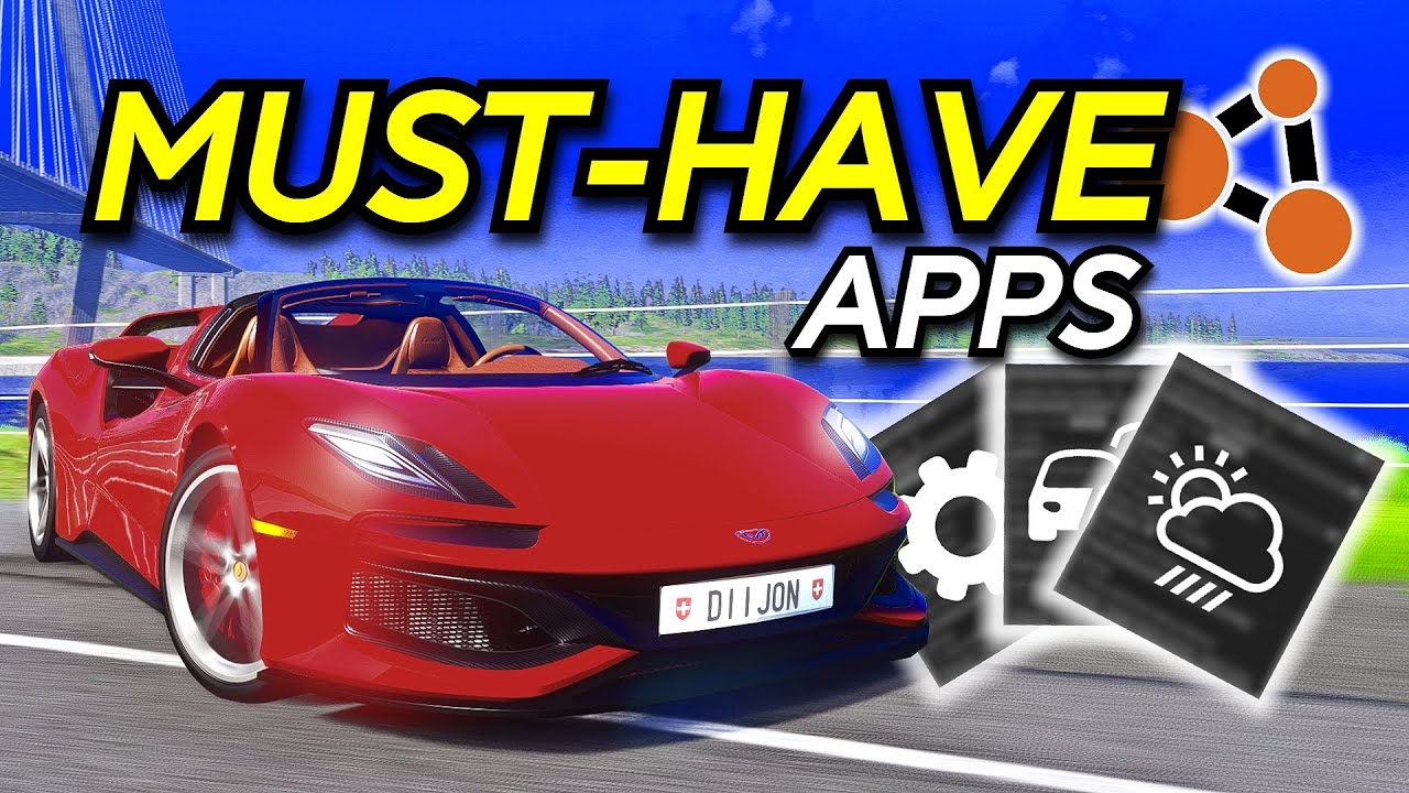 You NEED ALL These APPS in BeamNG!