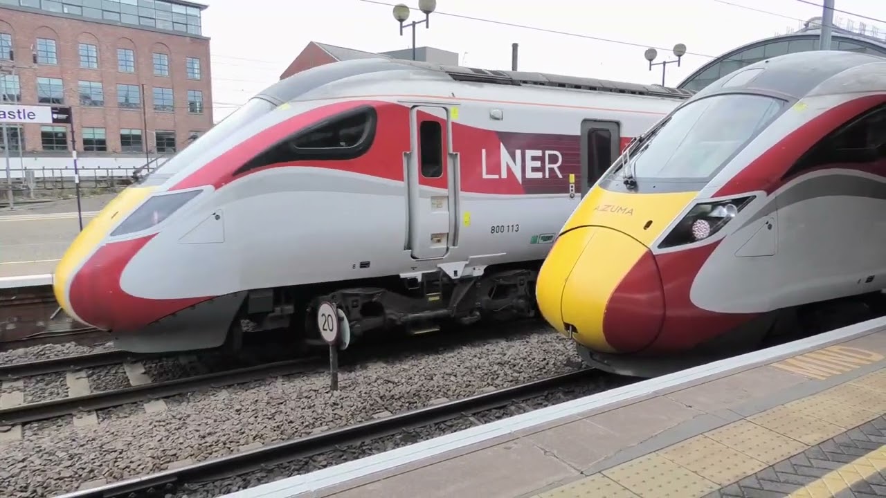 Trains at Newcastle Central Station on Saturday 18th October 2025 in Full 4K Ultra HD!