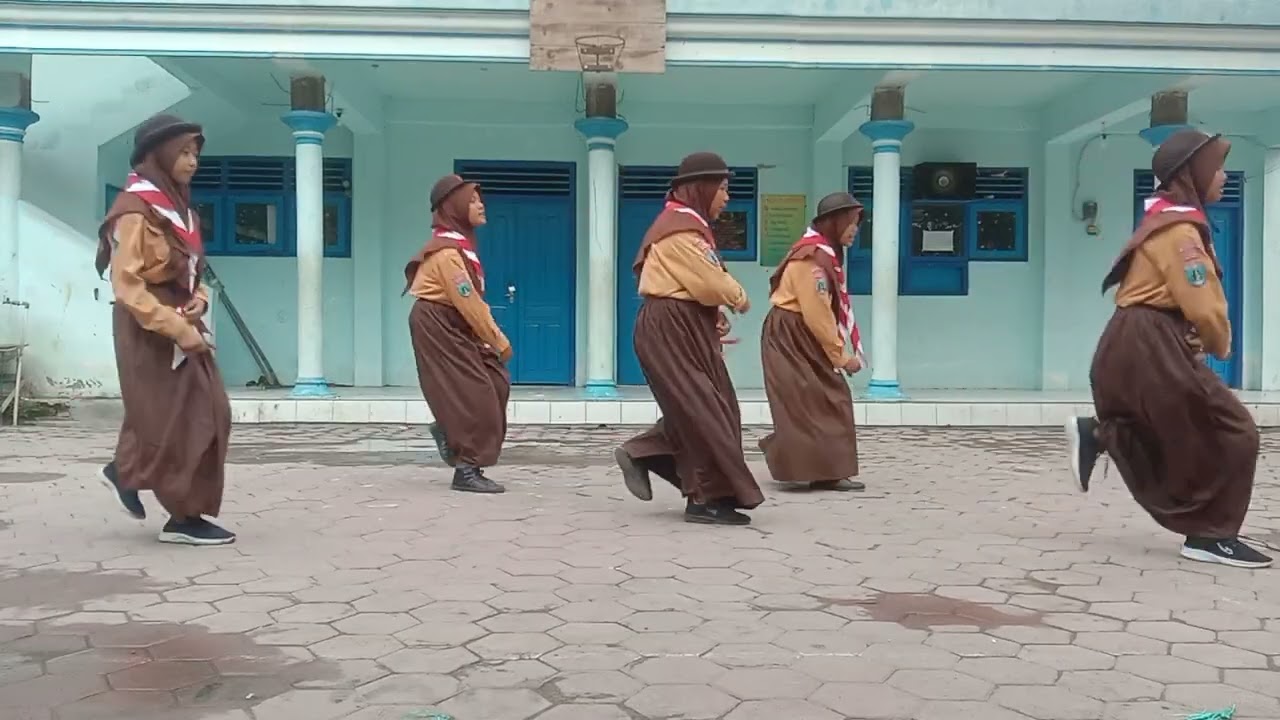 Yel-yel Jambore Pramuka Madrasah 2023 | MTs Al-Basyariyah Lengkong Sukorejo Putri