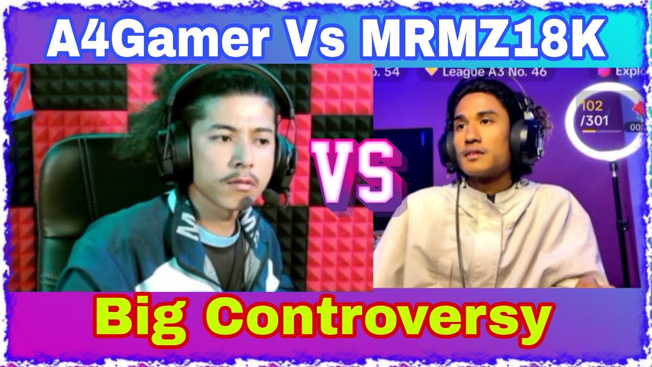 A4 Gamer Vs MRMZ18K Big Controversy! Timi Kasto Support Ho CMT Garo Taw? #dhanbal #freefire
