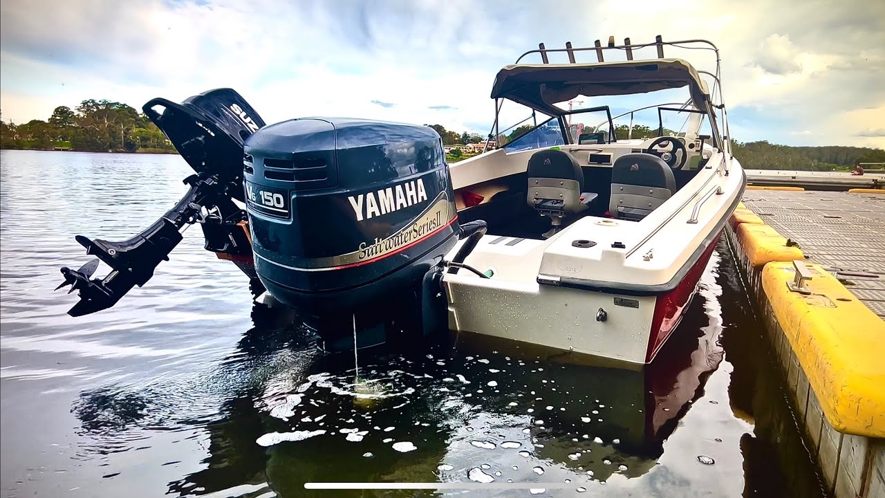 150 HP Yamaha On the 5 2 Hinten ( Testing On The Water) cavitation issues ￼