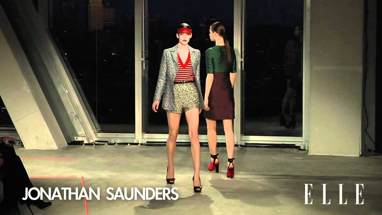 ELLE TV─ Jonathan Saunders 2012 FW
