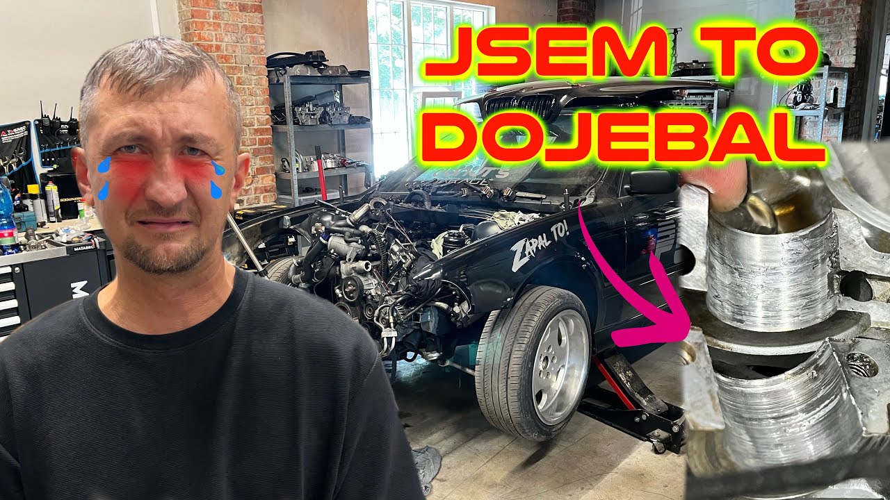 🔥PŘIDŘEL JSEM SI MOTOR V8 vlastní chybou a stejně s nim pojedu závod 🤷‍♂️🫡 nemam na výběr 