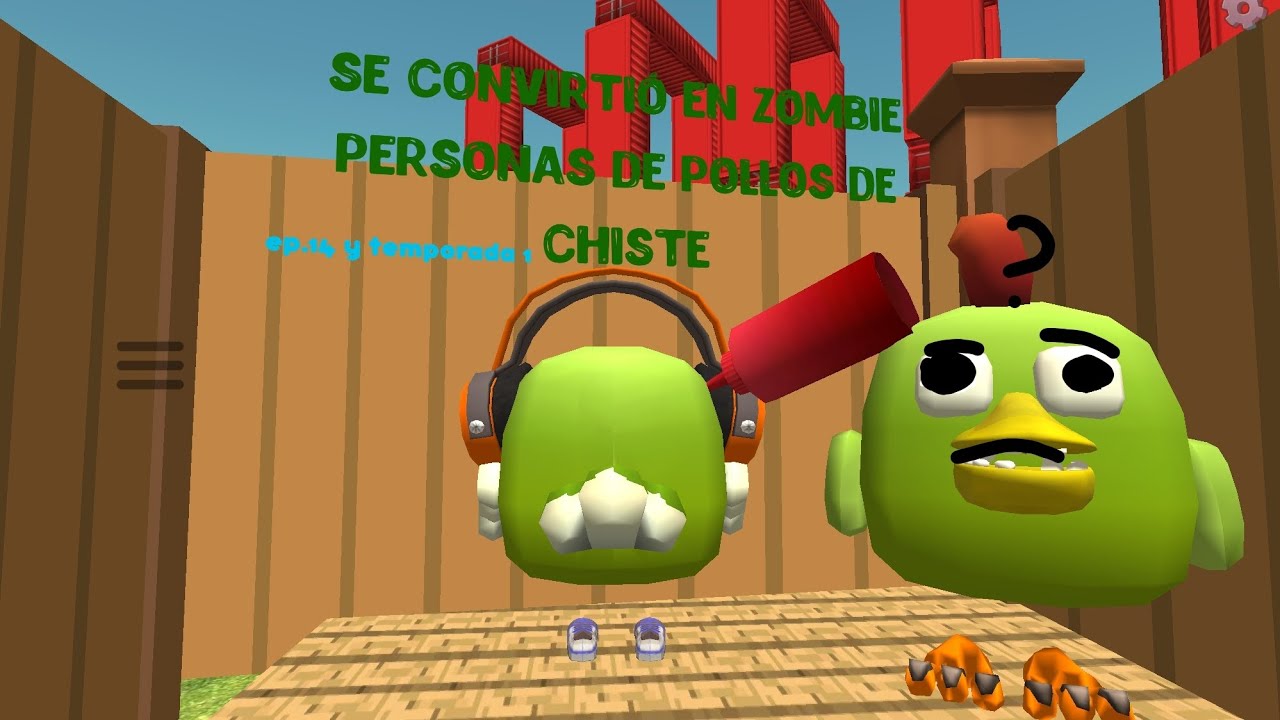 Se convirtió en zombie personas de pollos de chiste episodio 14 y temporada 1
