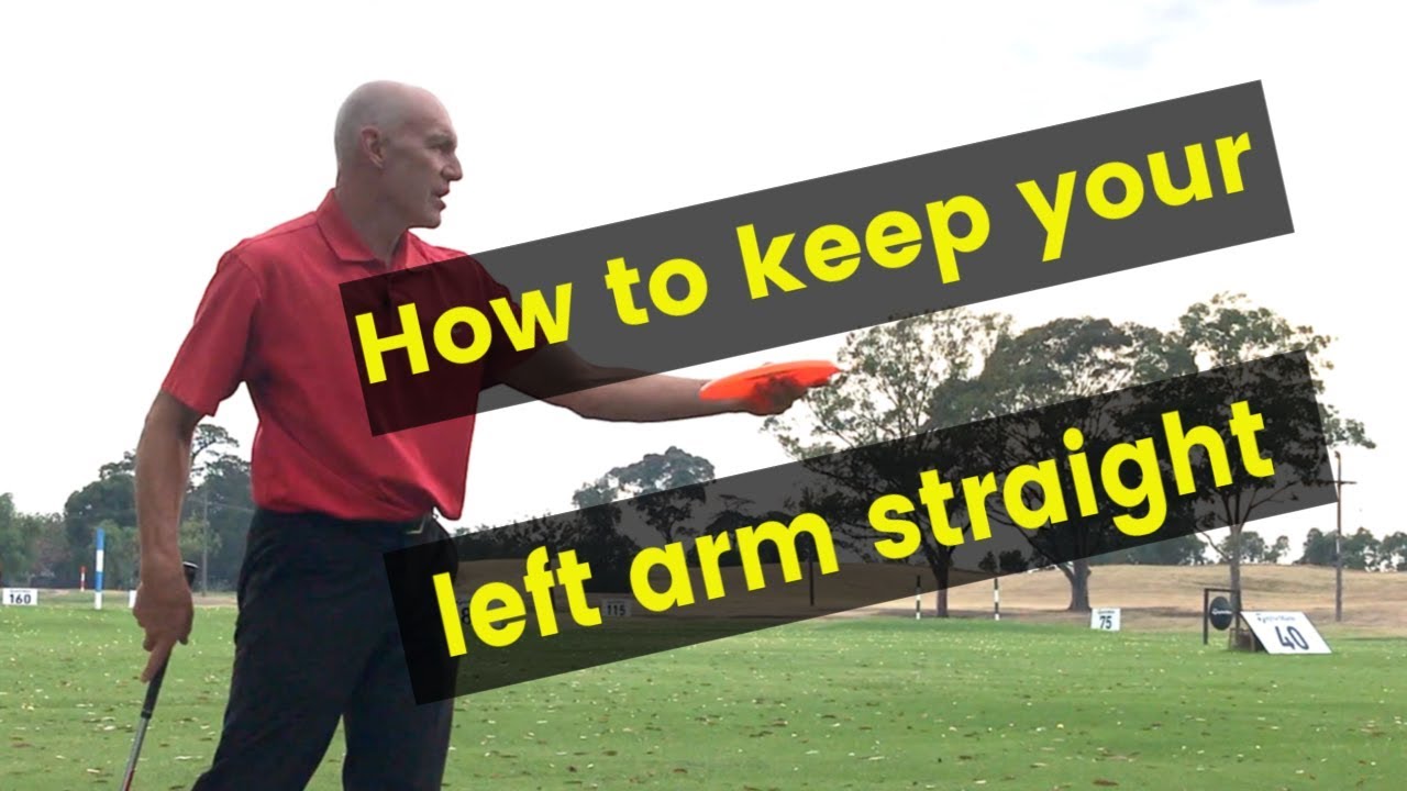 How to keep your left arm straight in the golf swing