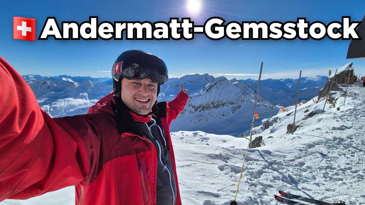 [PL/ENG] 🇨🇭Andermatt–Gemsstock: Początek sezonu w wysokich Alpach – widoki PETARDA, ceny BOLĄ 💥🏔️