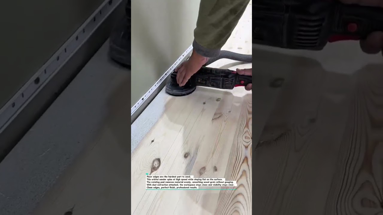 This Sander Makes Floor Edges Perfectly Smooth | 