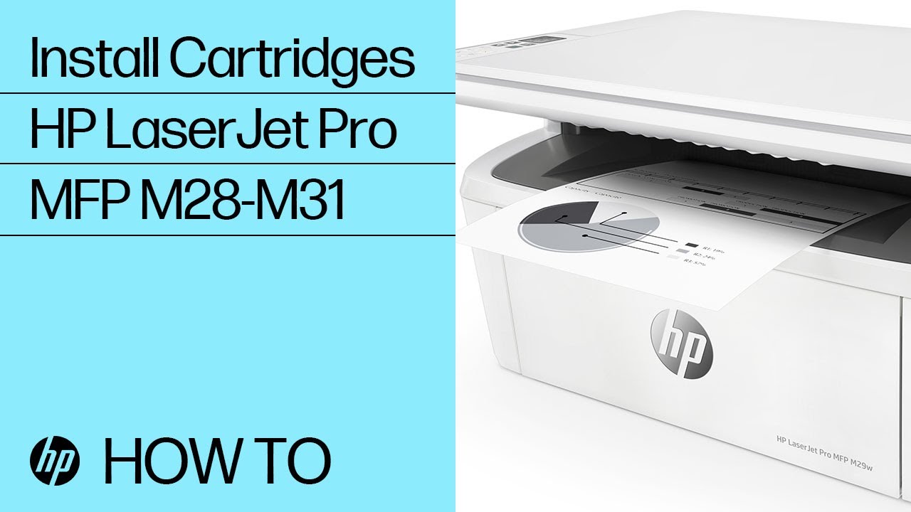 Replace toner cartridges | HP LaserJet Pro MFP M28-M31 printers | HP Support