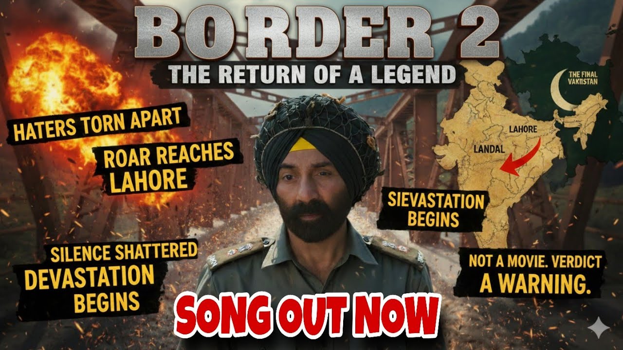 Faad Di Kiski? Haters Ki! 😡🔥Sunny Deol Border 2 Trailer Power Song | Lahore Tak |@nb24krishnacinema 