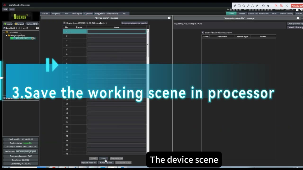 Professional Audio Digital Sound Processing explained--working scene