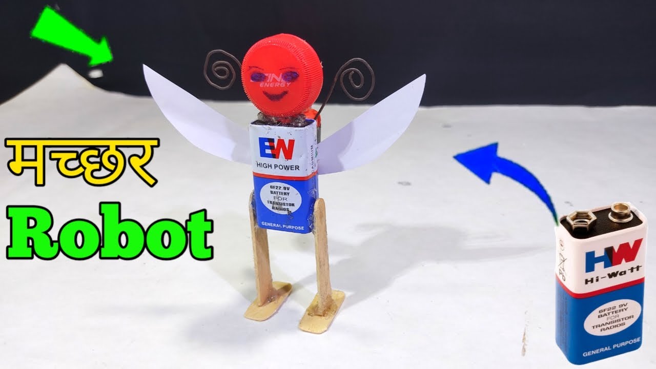 How To Make Machhar Robot 9 Volt Battery At Home || DIY Machhar Robot || Samar Experiment