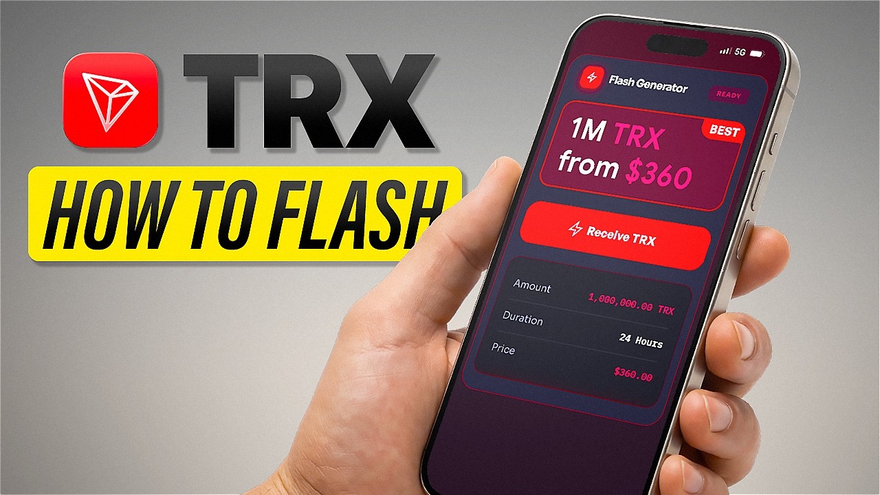 How to Flash TRON (TRX) | Fix 