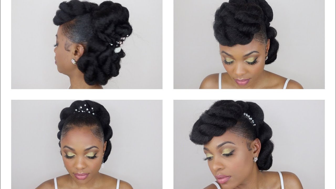 3 QUICK & EASY BRIDAL/WEDDING HAIRSTYLES (WOC) 2020